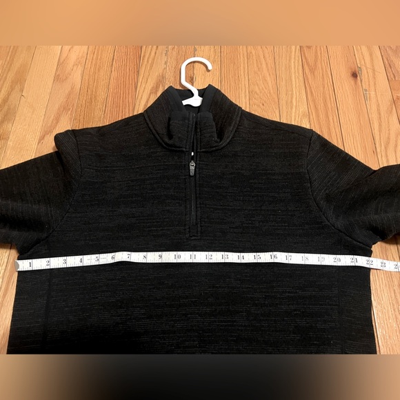 Untuckit Kezoh Quarter Zip black/gray pullover sweater sweatshirt. Men’s M - Picture 5 of 10